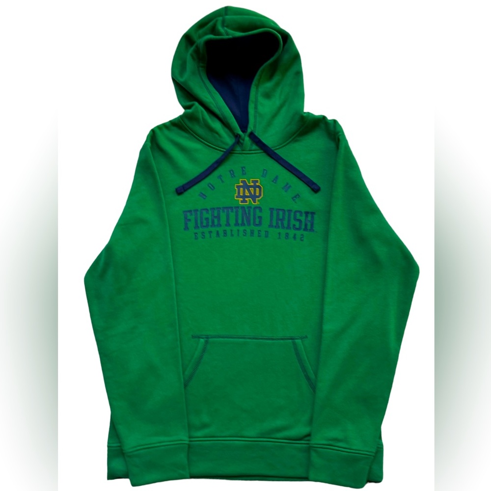 Notre Dame Fighting Irish Green Hoodie by Fanatics Men’s Size XL NWT